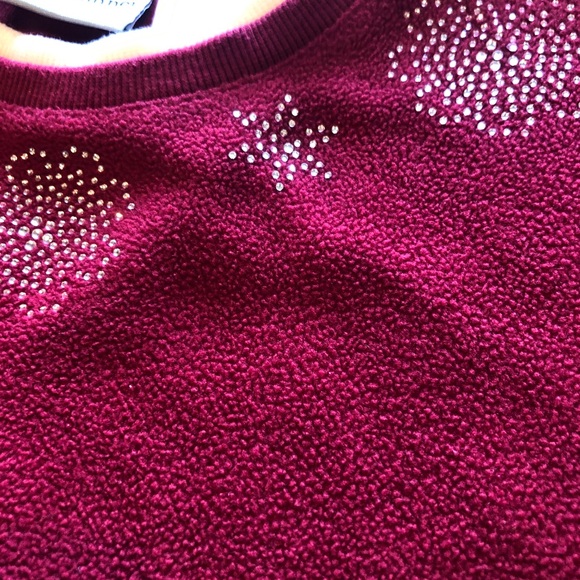 Alfred Dunner Petite Fleece Sweatshirt - Picture 4 of 7